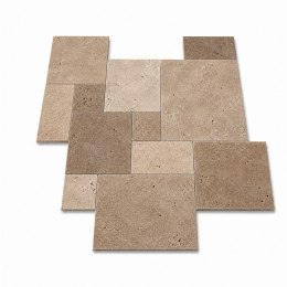 Trawertyn Noce French Pattern 12mm 1kpl= 0,742m2 | Komplet Rzymski