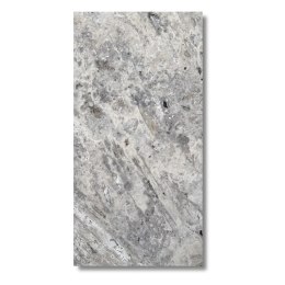Trawertyn Silver Latte Greige Bębnowany 40,6x61x3 cm