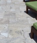 Trawertyn Silver Latte Greige Bębnowany French Pattern 12mm 1kpl= 0,742m2 | Komplet Rzymski