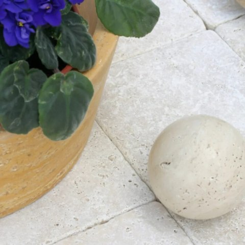 Trawertyn Super Light Szlifowany Bębnowany 61x40,6x1,2 cm