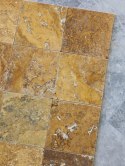 Trawertyn Yellow Szlifowany Niewypełniony Modern Tumbled 20,3x20,3x1,2 cm