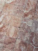 Trawertyn dekoracyjny Pink Old Tumbled 10×10×1 cm