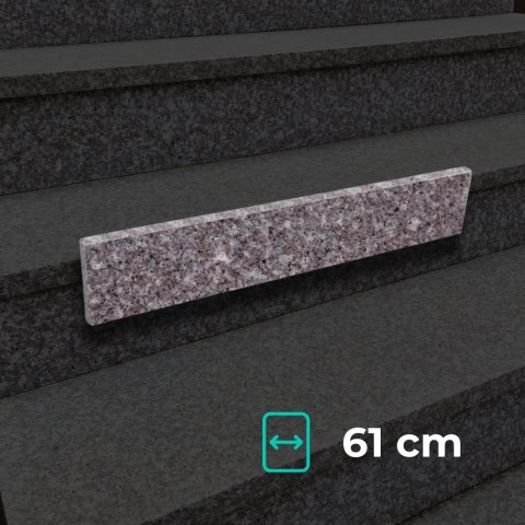 Cokół granitowy polerowany G664 61x8x1 cm