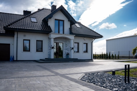 Kostka brukowa Visio Wapień Szary