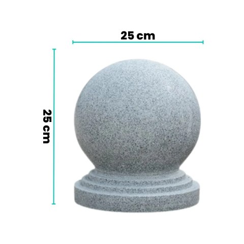 Ogrodowa Kula Granitowa polerowana G603 fi 25cm
