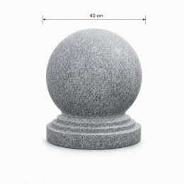 Ogrodowa Kula Granitowa polerowana G603 fi 40 cm