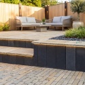 Palisada | Obrzeże Wapienne Kadappa Black Limestone 100x20x5 cm