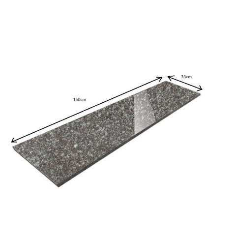 Parapet Stopnica granitowa polerowana Królewski Brąz G664 180x33x2 cm