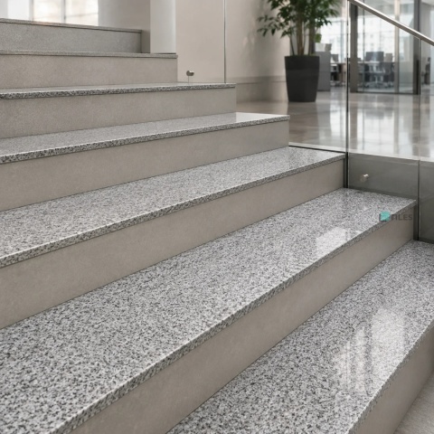 Parapet Stopnica granitowa szara polerowana Bianco Sardo G602 180x33x2 cm