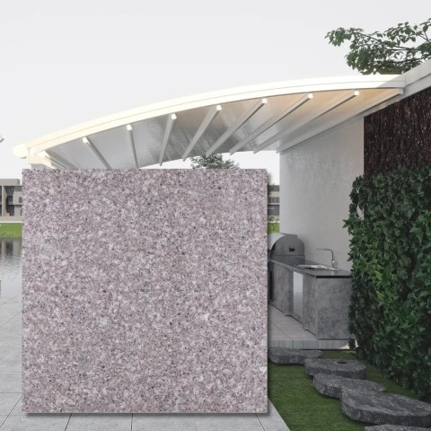Płytka granitowa brązowa płomieniowana G664 60x60x2
