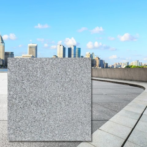 Płytki Granitowe Płomieniowane Light Brown G664 New 60x60x2 cm