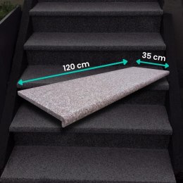 Schodek Granitowy G664 120x35x2 stopnica Bullnose