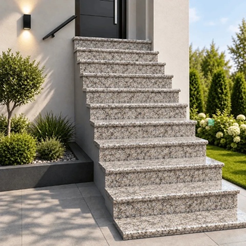 Schodek Granitowy G682 120x35x2 stopnica Bullnose
