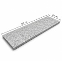 Stopnica Granitowa G602 płomieniowana 150x33x2 cm / 2 krawędzie wykończone