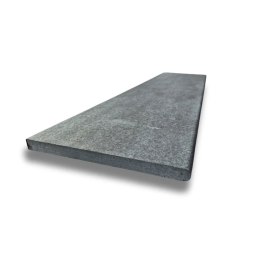 Stopnica Płomieniowana G690 Bazalt polerowana bullnose 160x40x3 cm