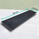 Stopnica bazaltowa płomieniowana G690 Bazalt Black 150x33x3 cm