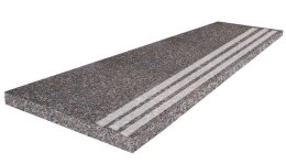 Stopnica granitowa G664 100x35x2 cm polerowana z paskiem antypoślizgowym