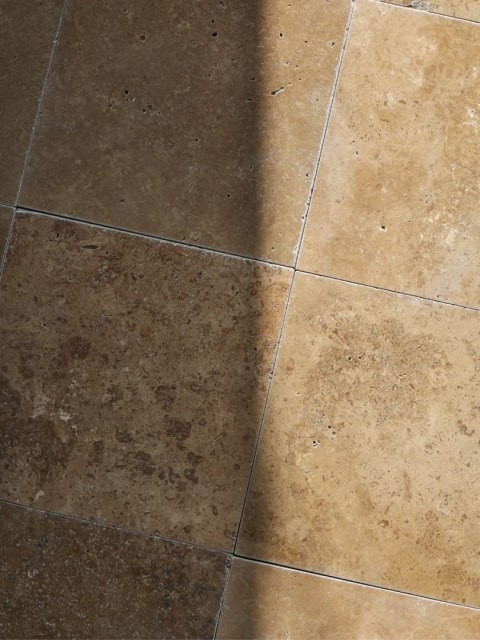 Trawertyn Noce Bębnowany 20,3x20,3x1,2 cm