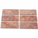 Trawertyn Pink Bębnowany 10x30,5x1 cm