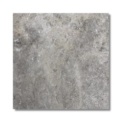 Trawertyn Silver Premium Bębnowany 20,3x20,3x1,2 cm
