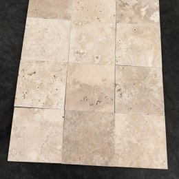 Trawertyn Super Light Bębnowany 20,3x20,3x1,2 cm